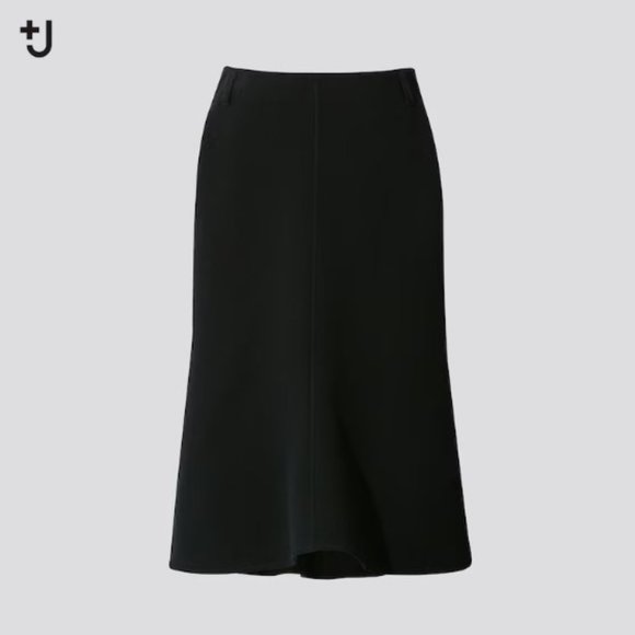 Jil Sander x Uniqlo - Sophisticated Double Face Flare Skirt - Size O - BNWT - Picture 1 of 15